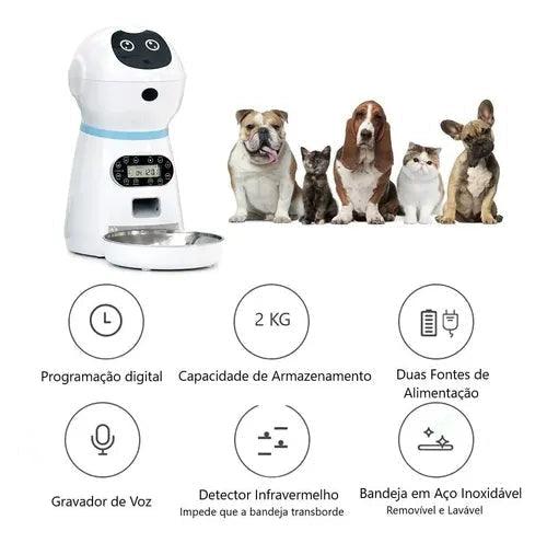Comedouro Automático para Cachorro e Gato - Sun Ofertas